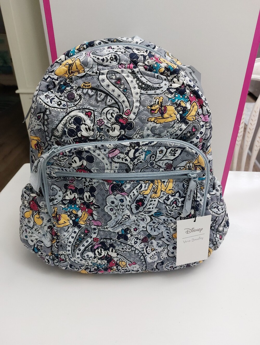Vera Bradley Campus Backpack Disney Picadilly Paisley NWT